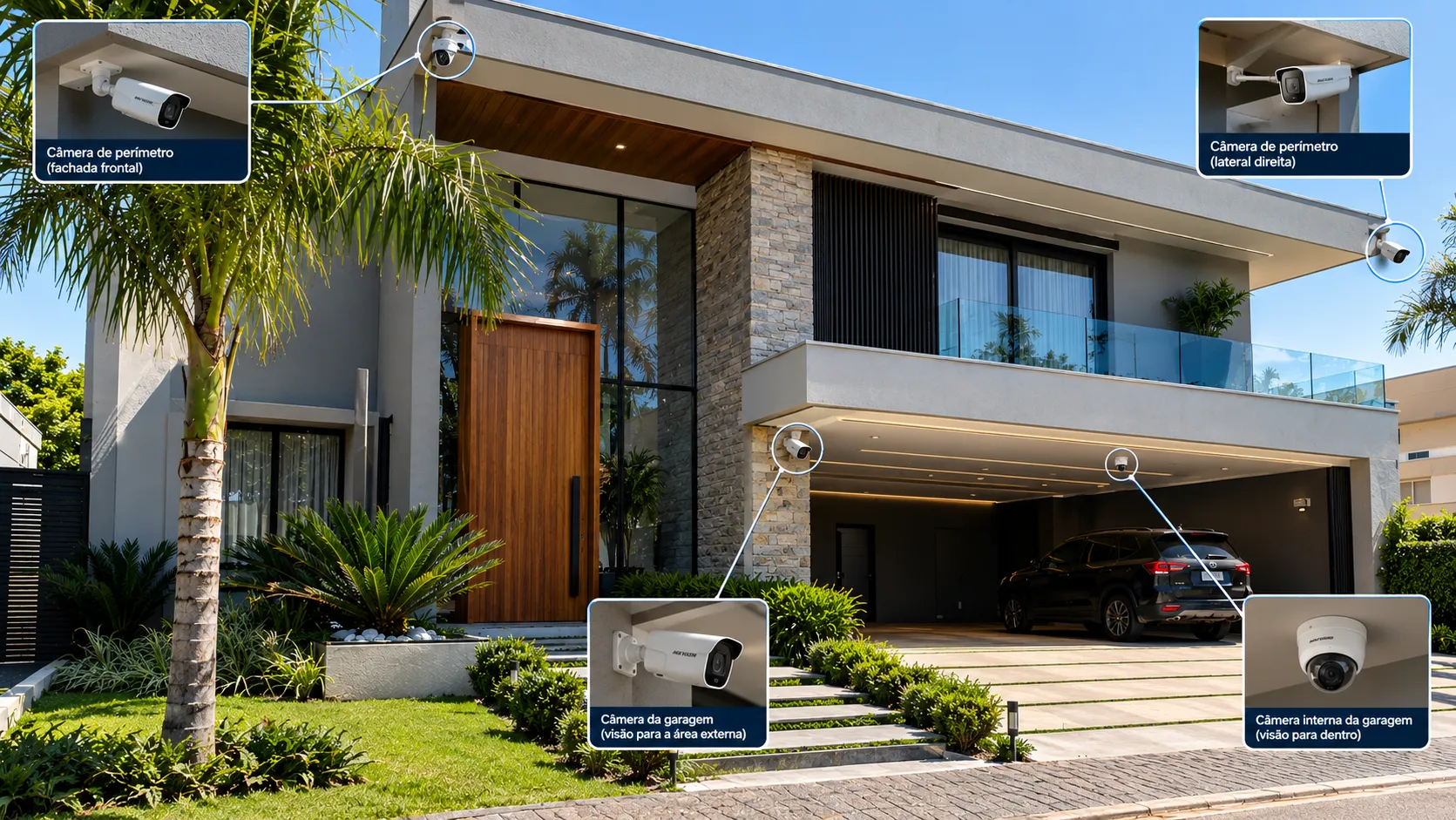 Instalação de Câmeras de Segurança CFTV Residencial no DF